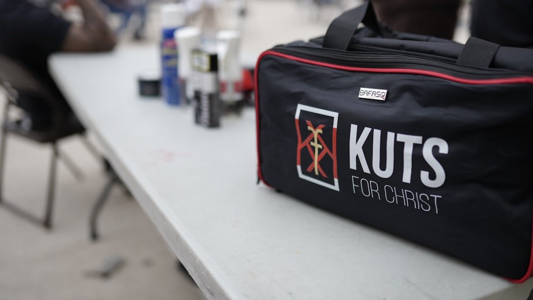 A therapist's equipment bag, packed and ready